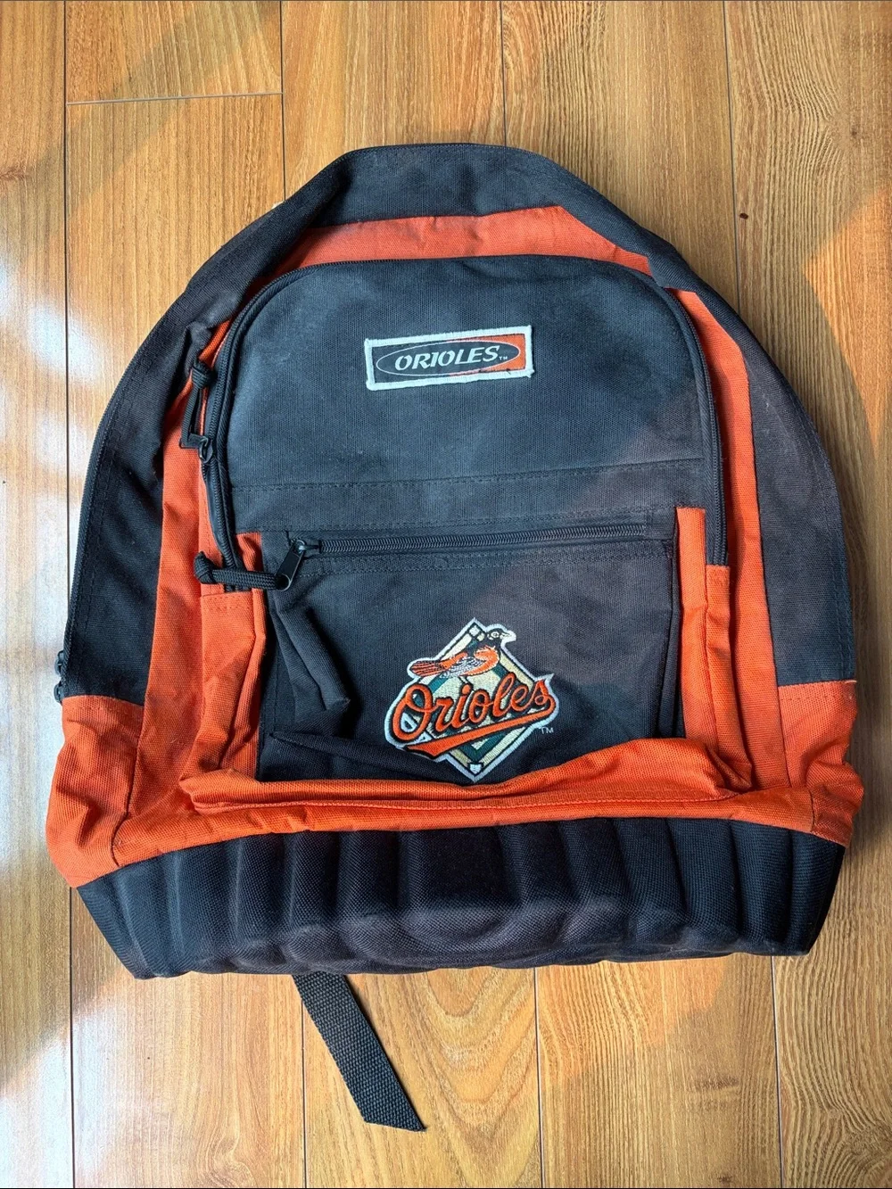Orioles Black & Orange Backpack with Front Organizer